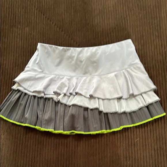 Lucky in Love Multicolor Layered Women's Tennis Skirt Size 12 - Picture 3 of 6